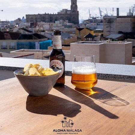 Ferienwohnung Luxury Duplex With Pool And Padel Court In Town Málaga Exterior foto