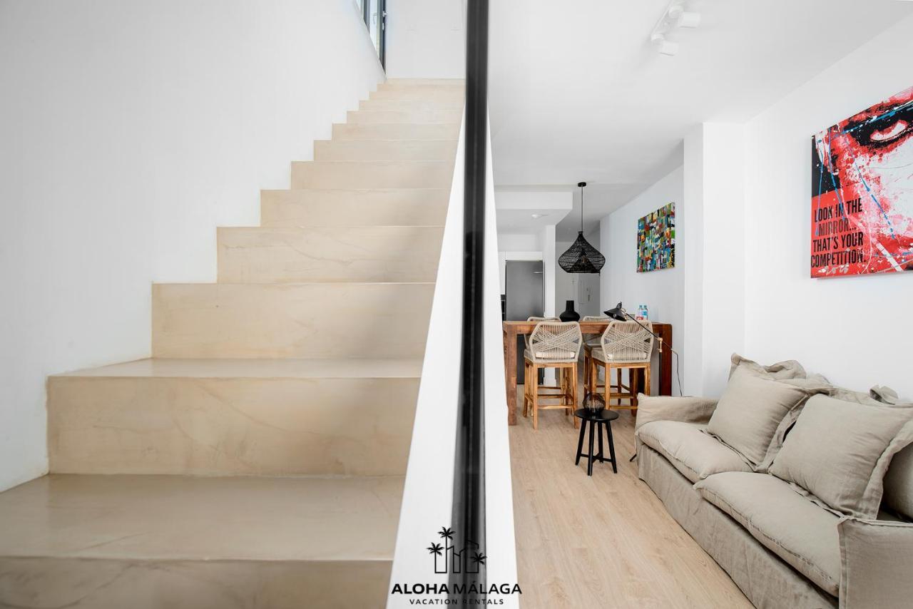 Ferienwohnung Luxury Duplex With Pool And Padel Court In Town Málaga Exterior foto