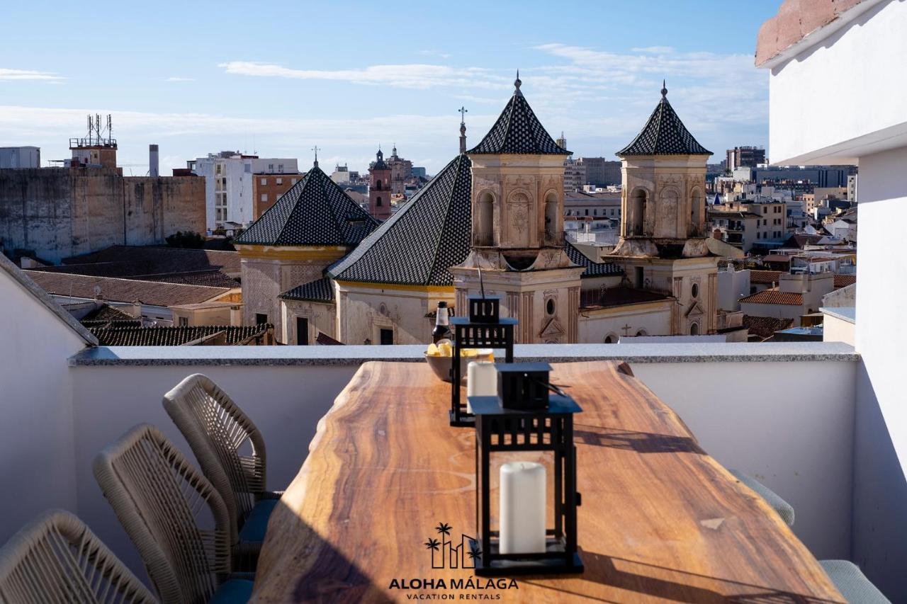 Ferienwohnung Luxury Duplex With Pool And Padel Court In Town Málaga Exterior foto