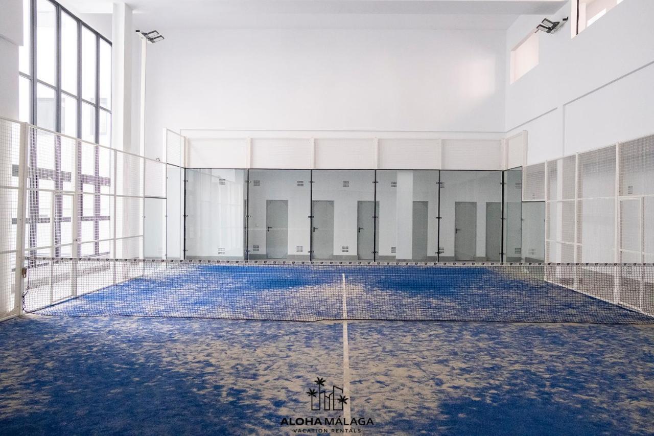 Ferienwohnung Luxury Duplex With Pool And Padel Court In Town Málaga Exterior foto