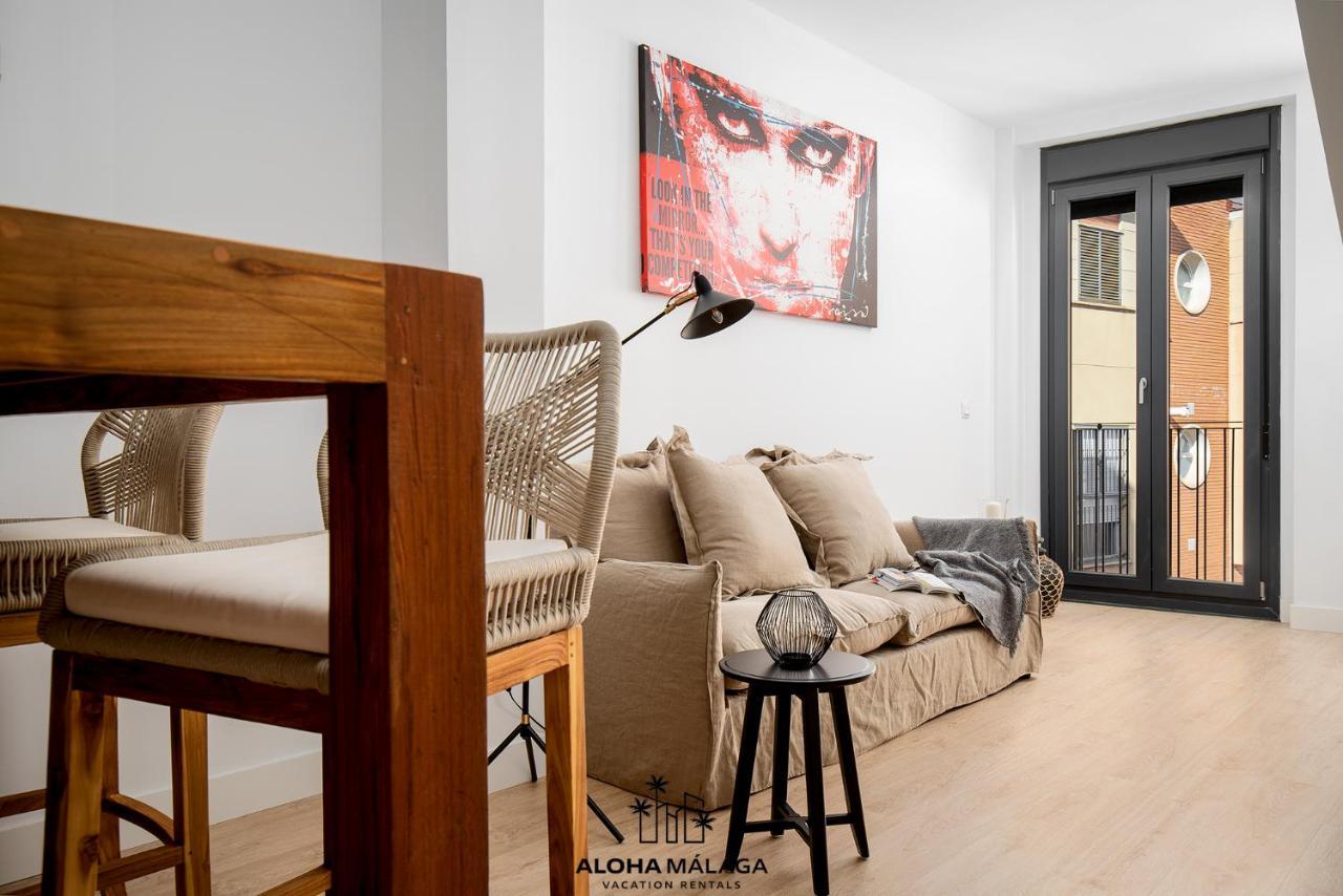 Ferienwohnung Luxury Duplex With Pool And Padel Court In Town Málaga Exterior foto