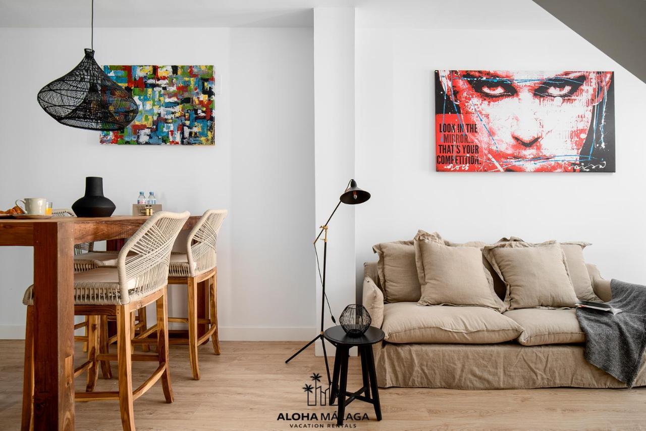 Ferienwohnung Luxury Duplex With Pool And Padel Court In Town Málaga Exterior foto