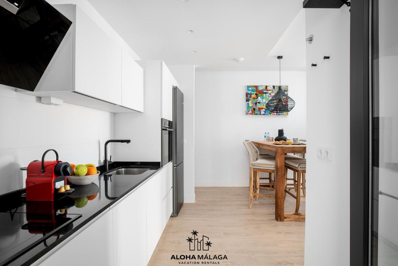 Ferienwohnung Luxury Duplex With Pool And Padel Court In Town Málaga Exterior foto