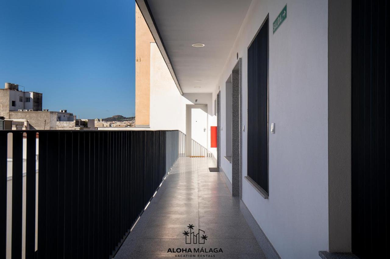 Ferienwohnung Luxury Duplex With Pool And Padel Court In Town Málaga Exterior foto